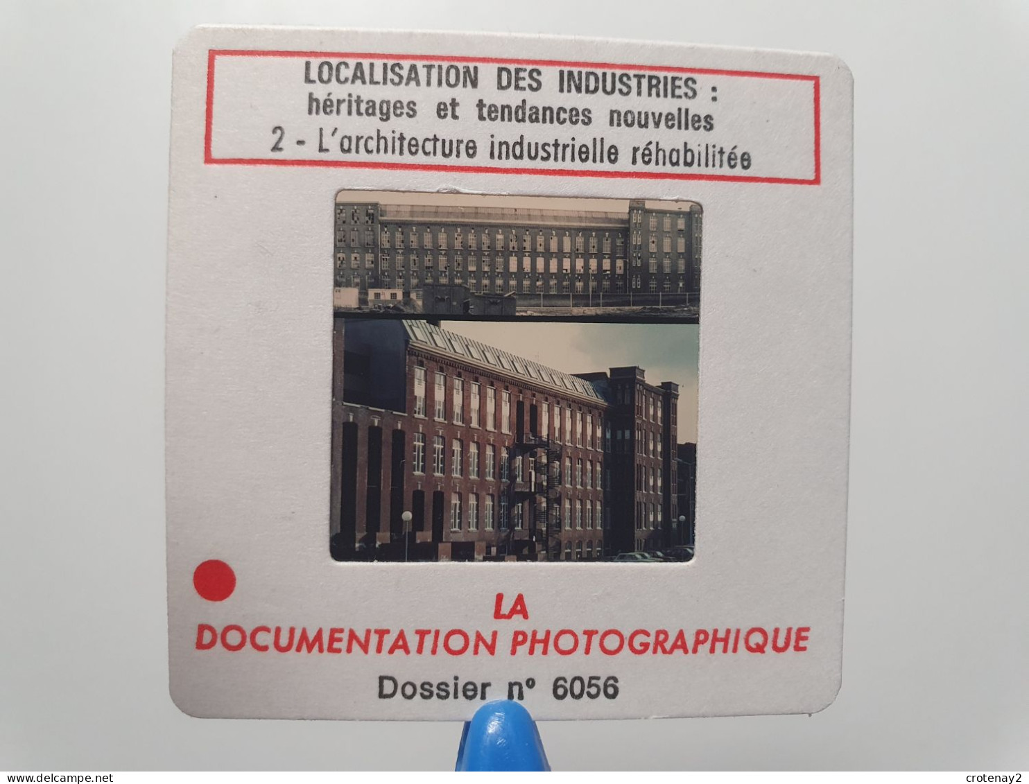 Photo Diapo Diapositive Slide France Localisation Des Industries N°2 Architecture Réhabilitée Filature LE BLAN à LILLE - Dias