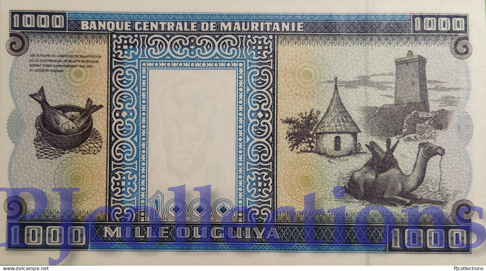 MAURITANIA 1000 OUGUIYA 1999 PICK 9a UNC - Mauritanie