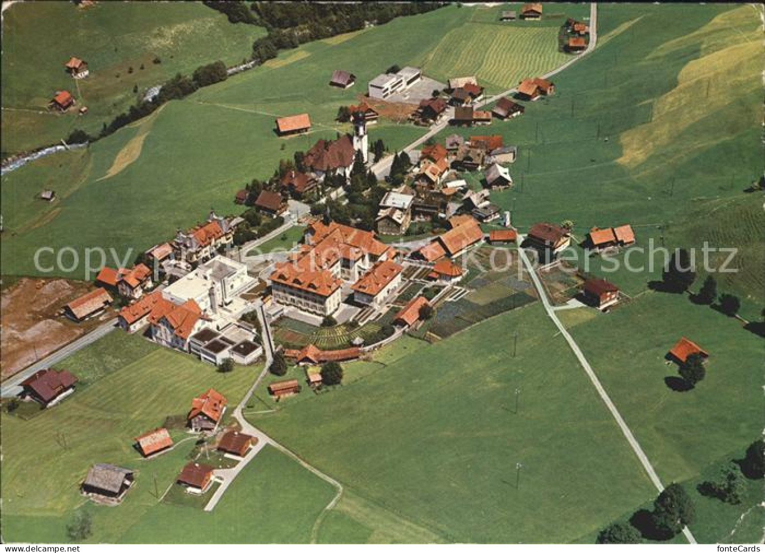 11862502 Melchtal Kloster Und Institut Fliegeraufnahme Melchtal - Sonstige & Ohne Zuordnung