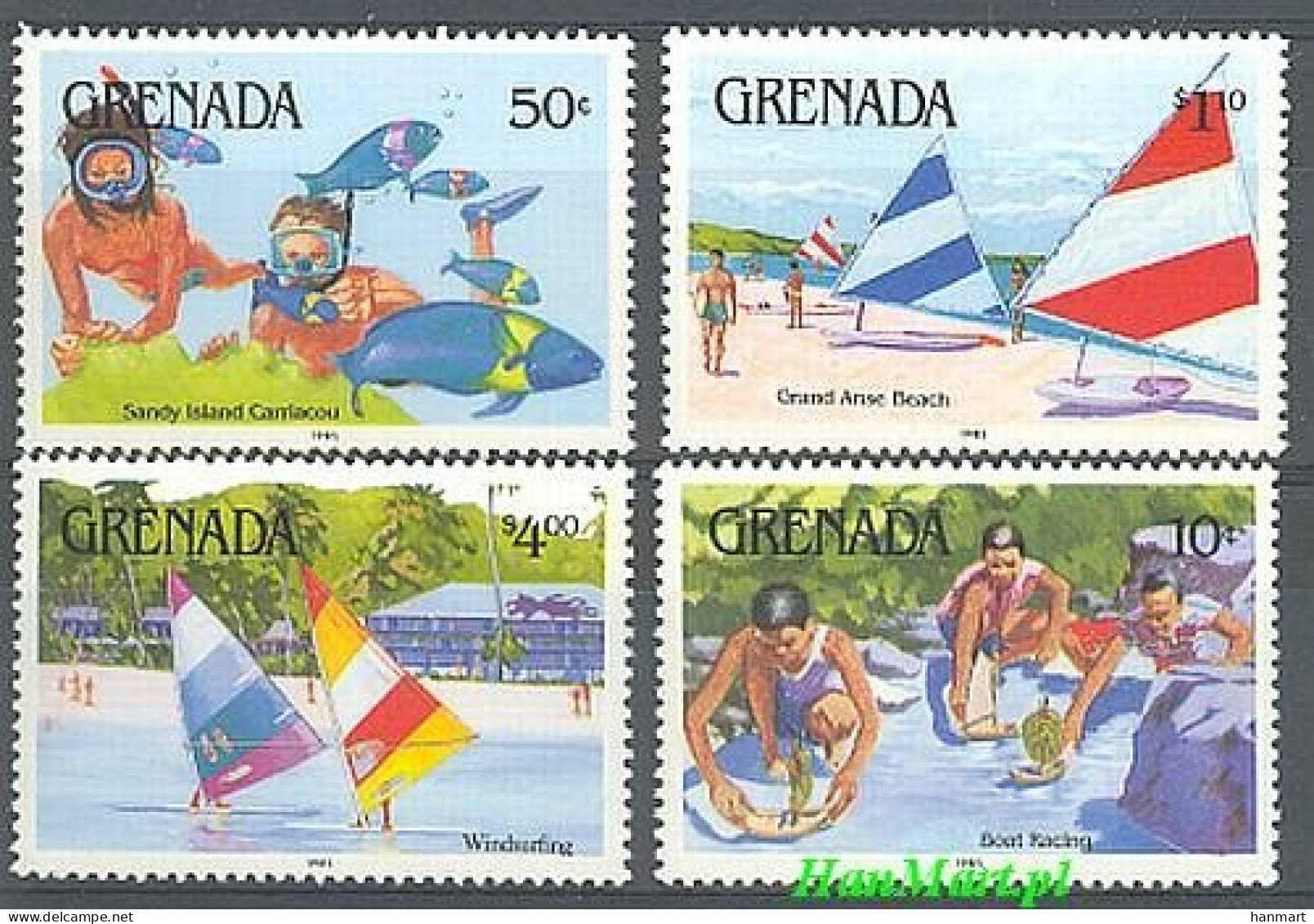 Grenada 1985 Mi 1367-1370 MNH  (ZS2 GRD1367-1370) - Andere & Zonder Classificatie