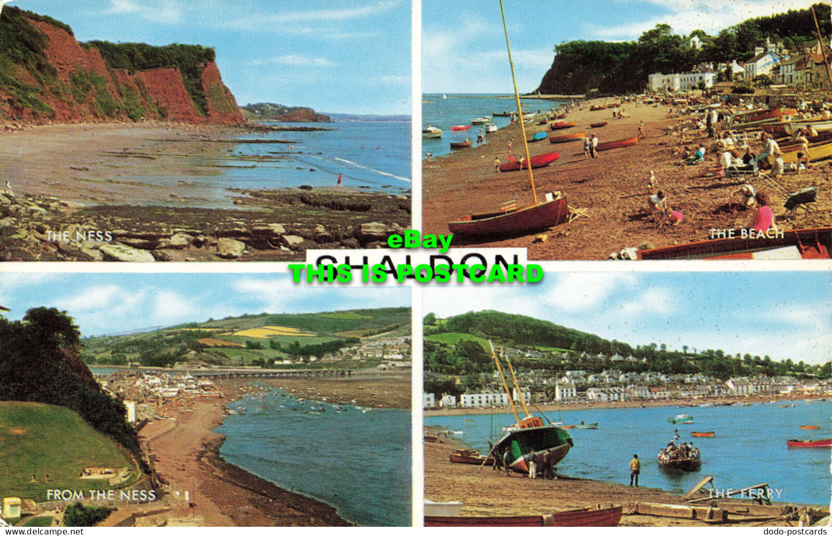 R582005 Shaldon. From The Ness. The Beach. The Ferry. J. Salmon. Cameracolour. M - Welt