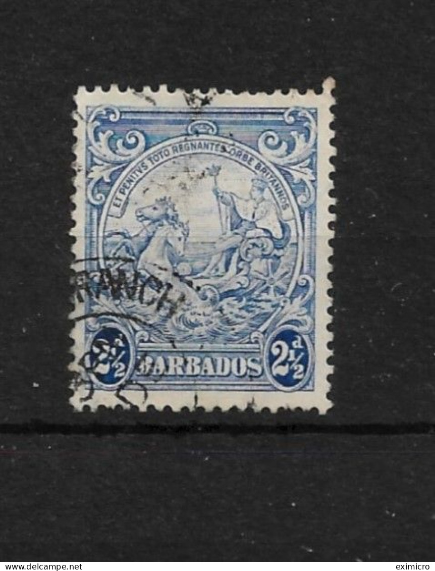 BARBADOS 1938 2½d SG 251a 'MARK ON CENTRAL ORNAMENT' VARIETY FINE USED Cat £55 - Barbados (...-1966)