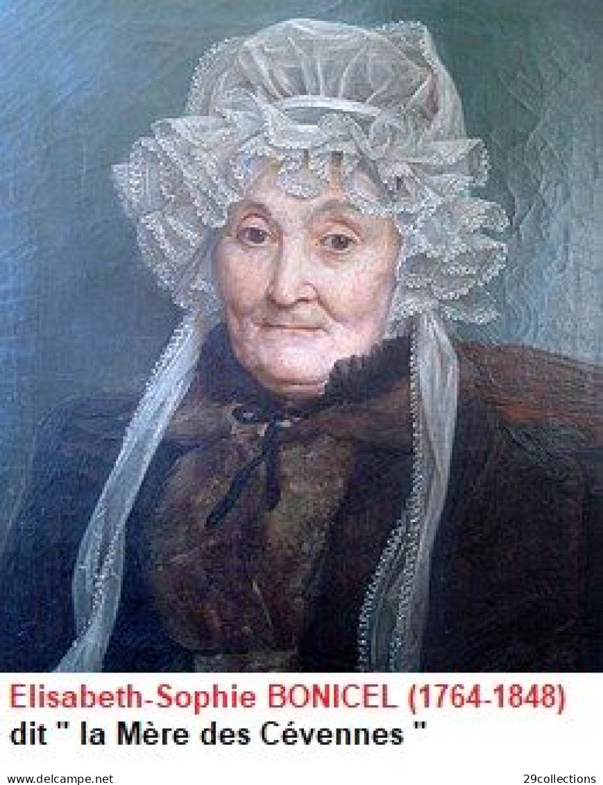 Autographe 1803 BONICEL (1738-1823) père de la "Mère des Cévennes" (1764-1848) ayant eût pour fils GUIZOT ministre