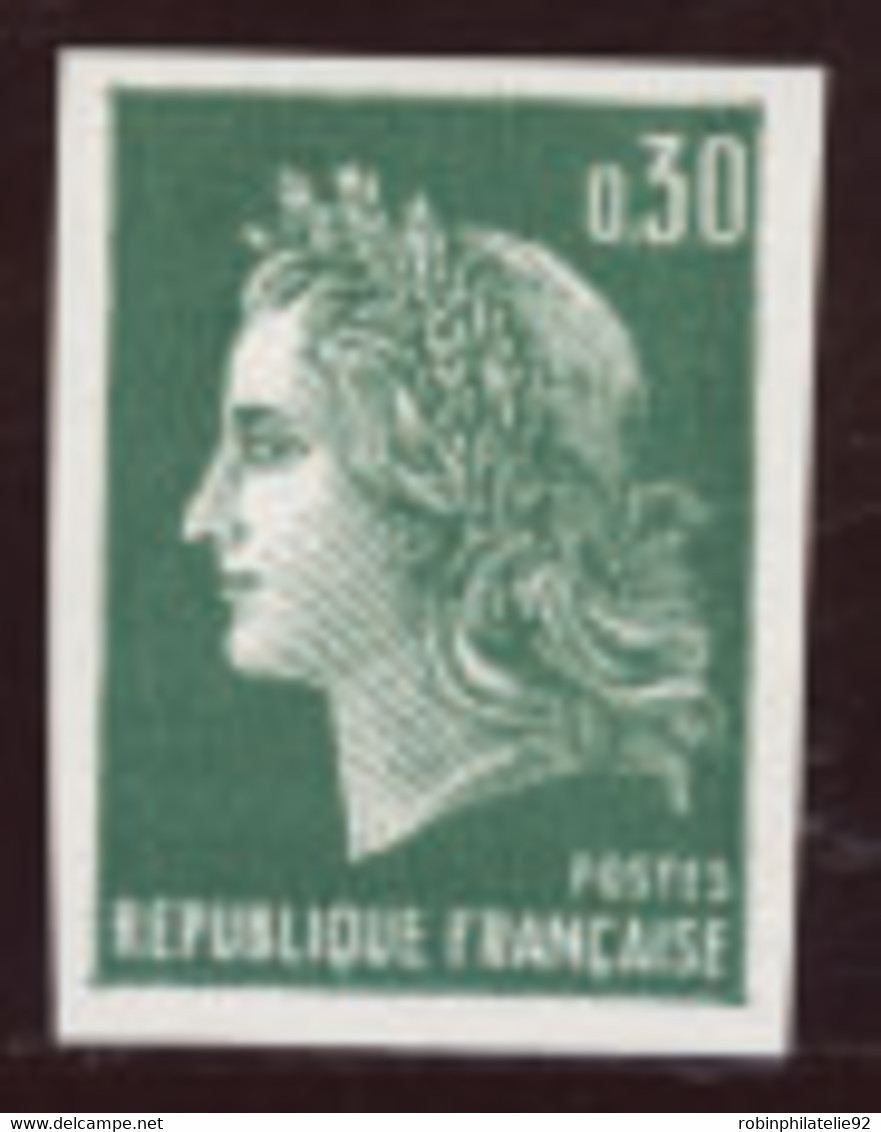 France Non Dentelé N°1611 30c Vert Marianne De Cheffer Qualité:** - Unclassified