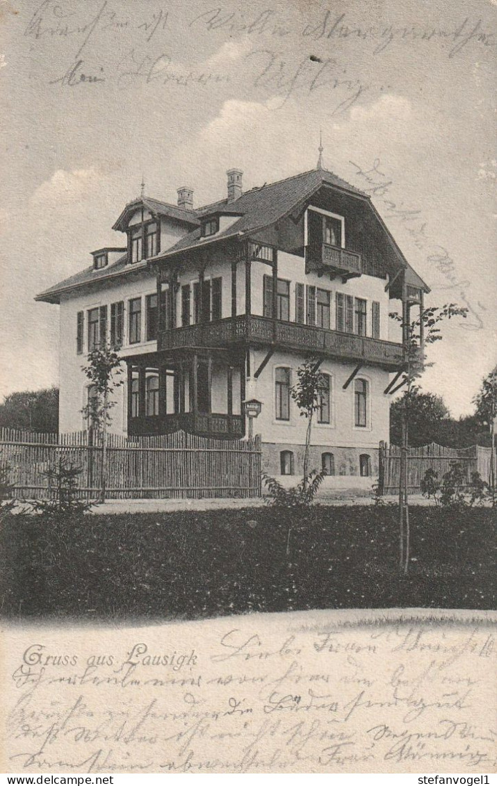 Bad Lausick  Gel. 1907   Villa Morgenröthe - Bad Lausick