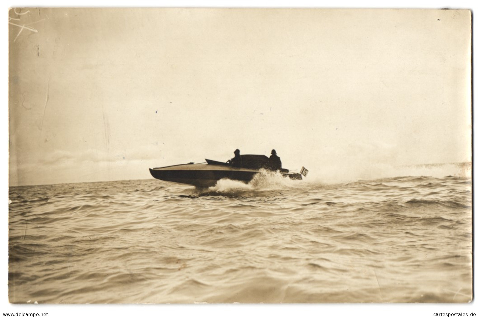 Fotografie M. Branger, Paris, Le Nautilus Clement Bayard Das Le Championnat De La Mer, Monaco  - Boats