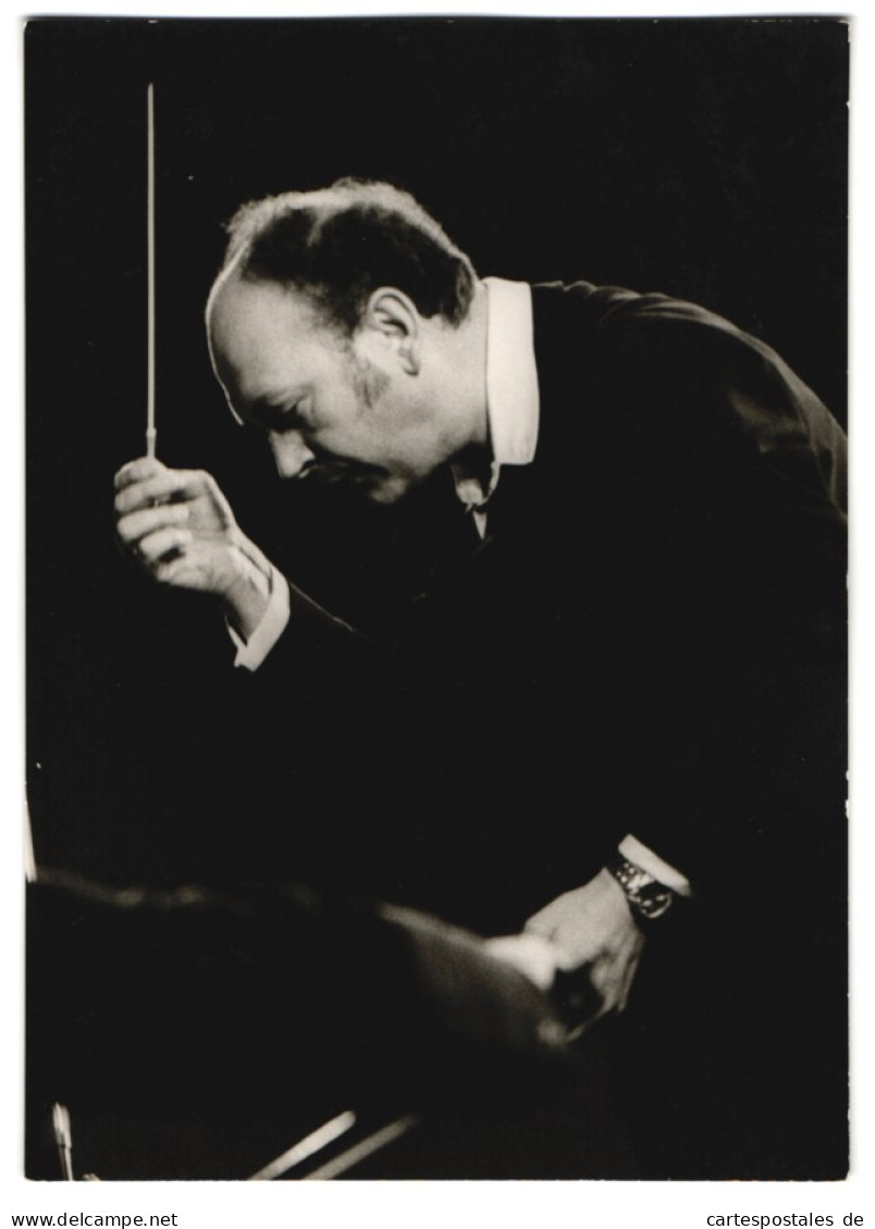 Fotografie Ellinger, Salzburg, Portrait Dirigent Milan Horvat  - Célébrités