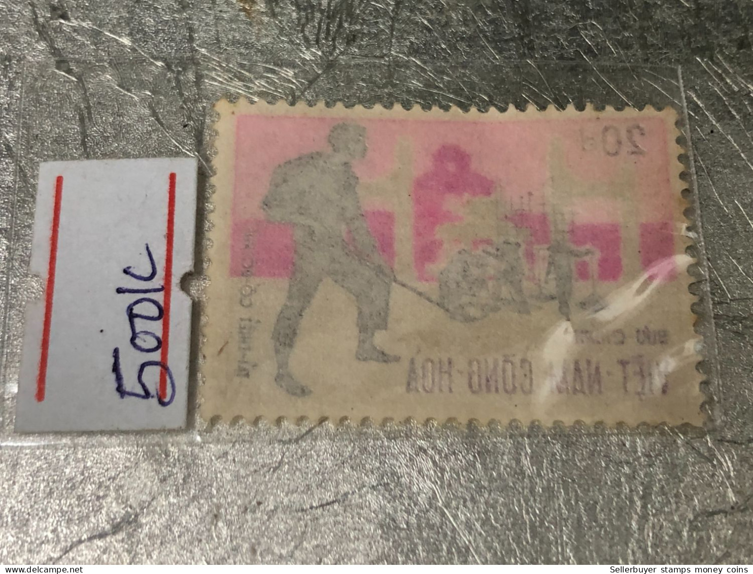 VIET NAM SOUTH STAMPS (ERROR Printed Imprinted 1970-20 DONG )1 STAMPS Rare - Vietnam