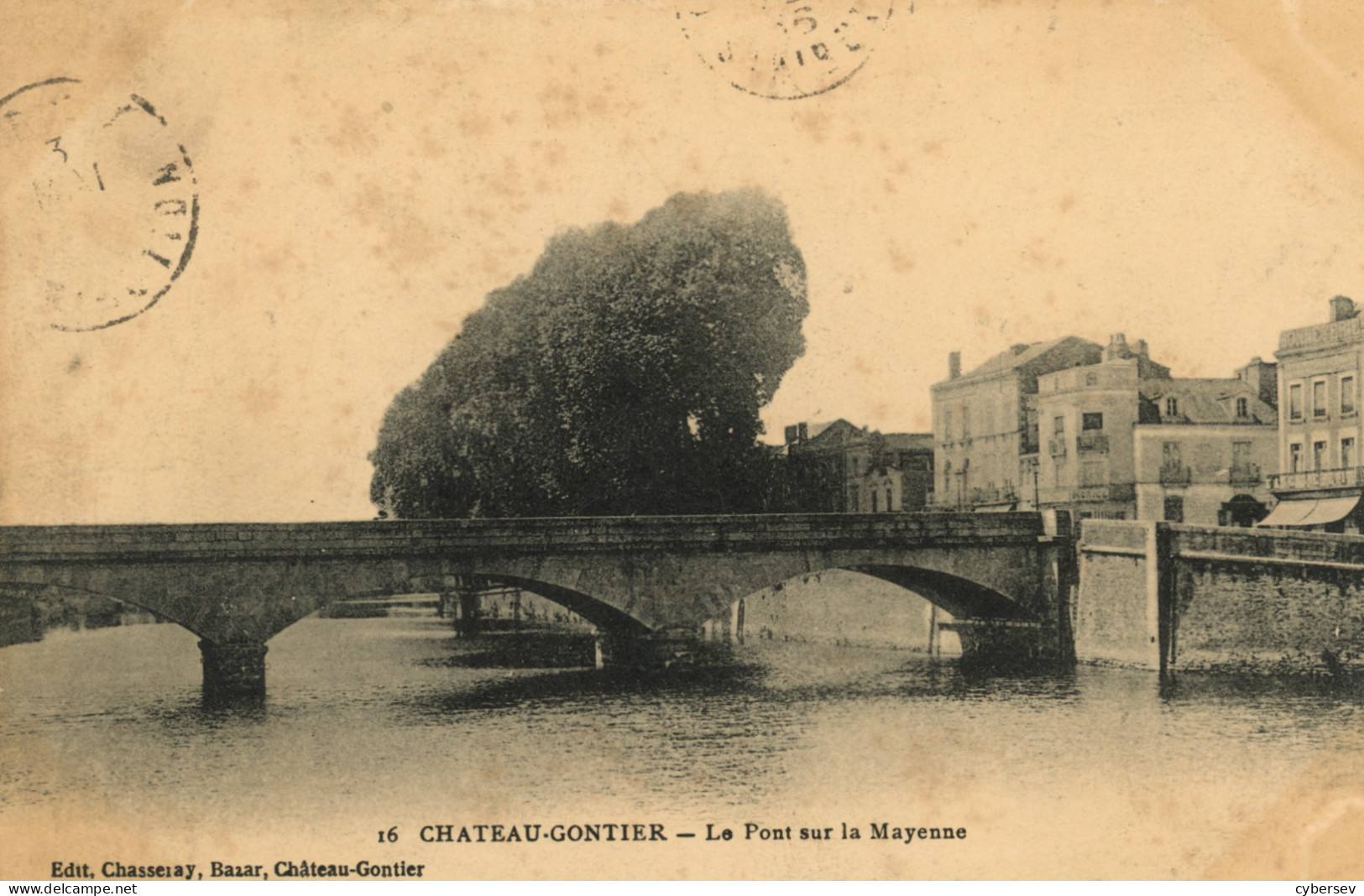 CHATEAU-GONTIER - Le Pont Sur La Mayenne - Chateau Gontier