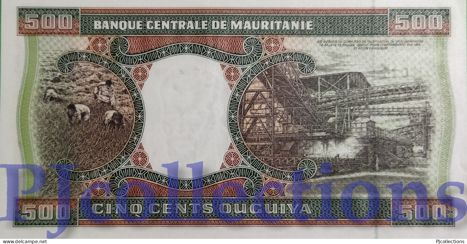 MAURITANIA 500 OUGUIYA 2002 PICK 8c AUNC - Mauritania