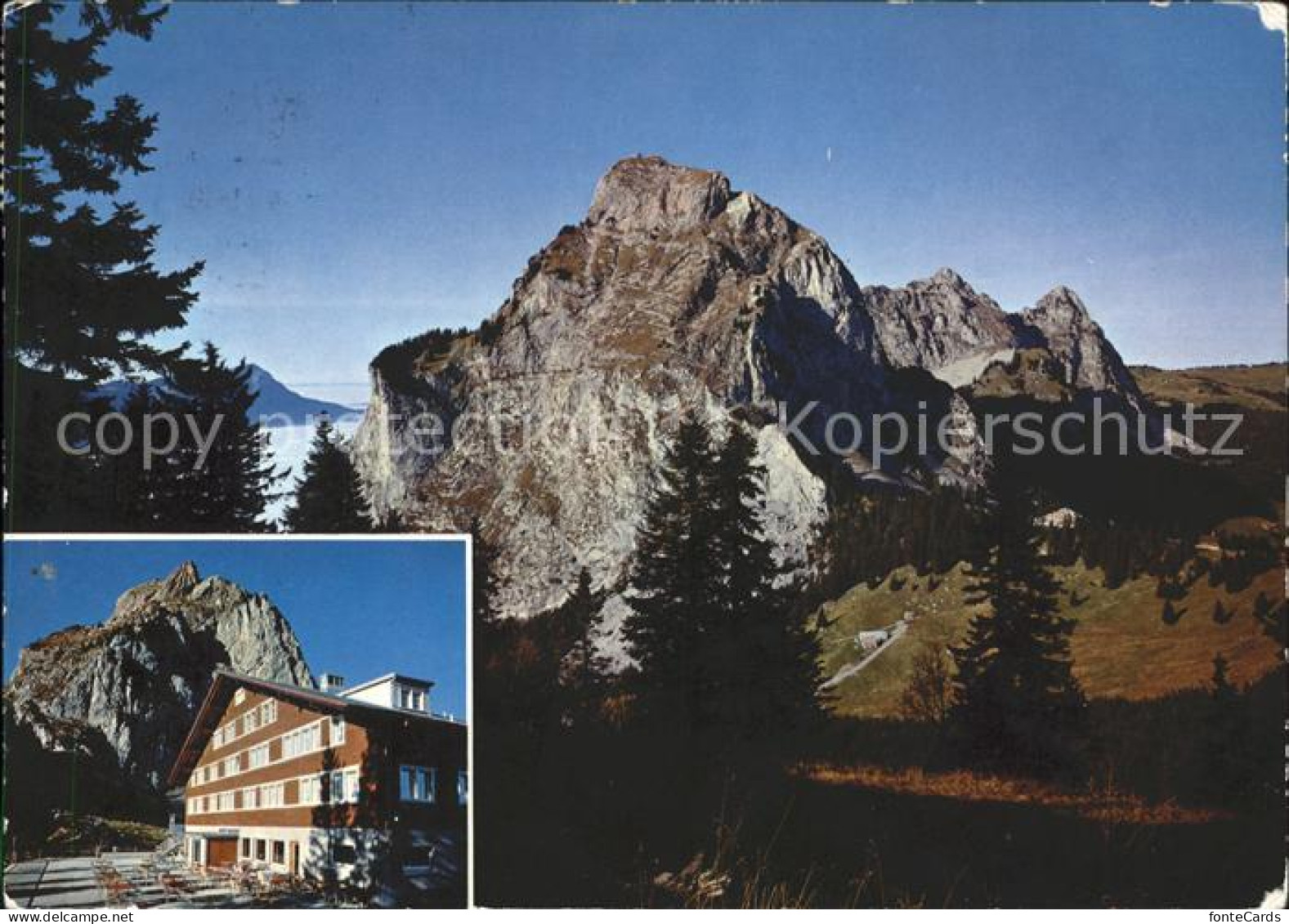 11862124 Holzegg Neues Berggasthaus Holzegg Mit Gr Und Kl Mythen Holzegg - Autres & Non Classés