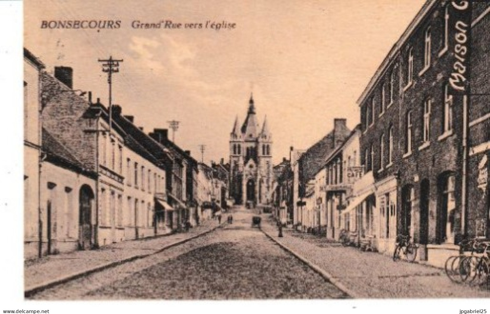 DEND Bonsecours Grand Rue Vers L Eglise - Andere & Zonder Classificatie
