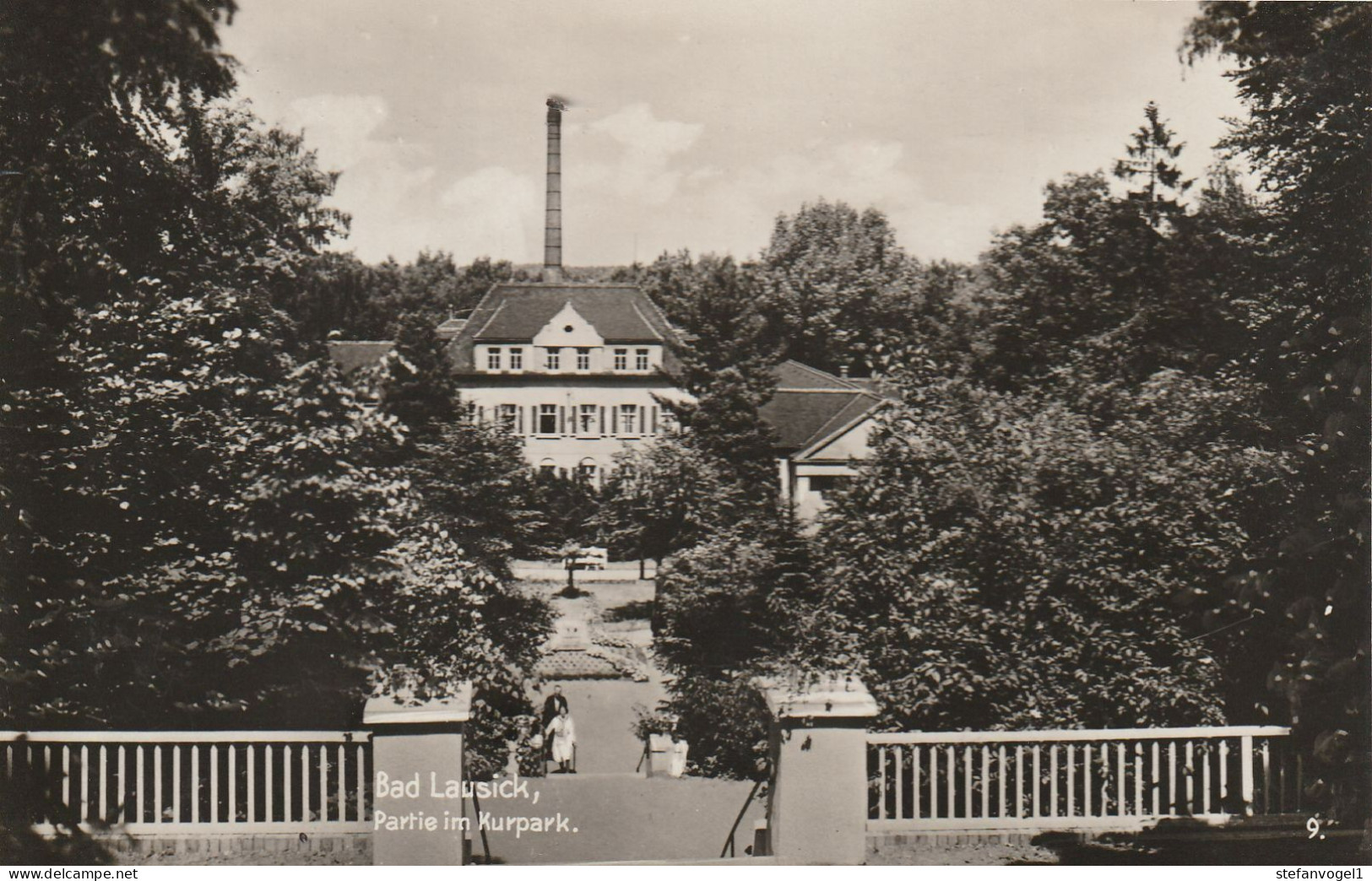 Bad Lausick  Gel. 1939  Partie Im Kurpark - Bad Lausick