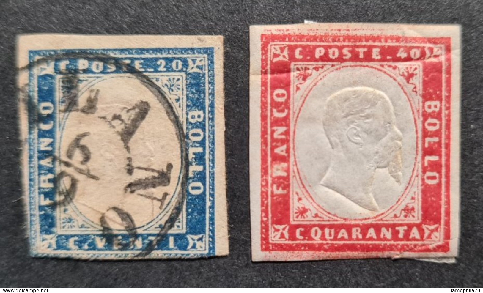 Italy - Stamp(s) Mix Mh* & (O) - B/TB - 2 Scan(s) Réf-2330 - Oblitérés