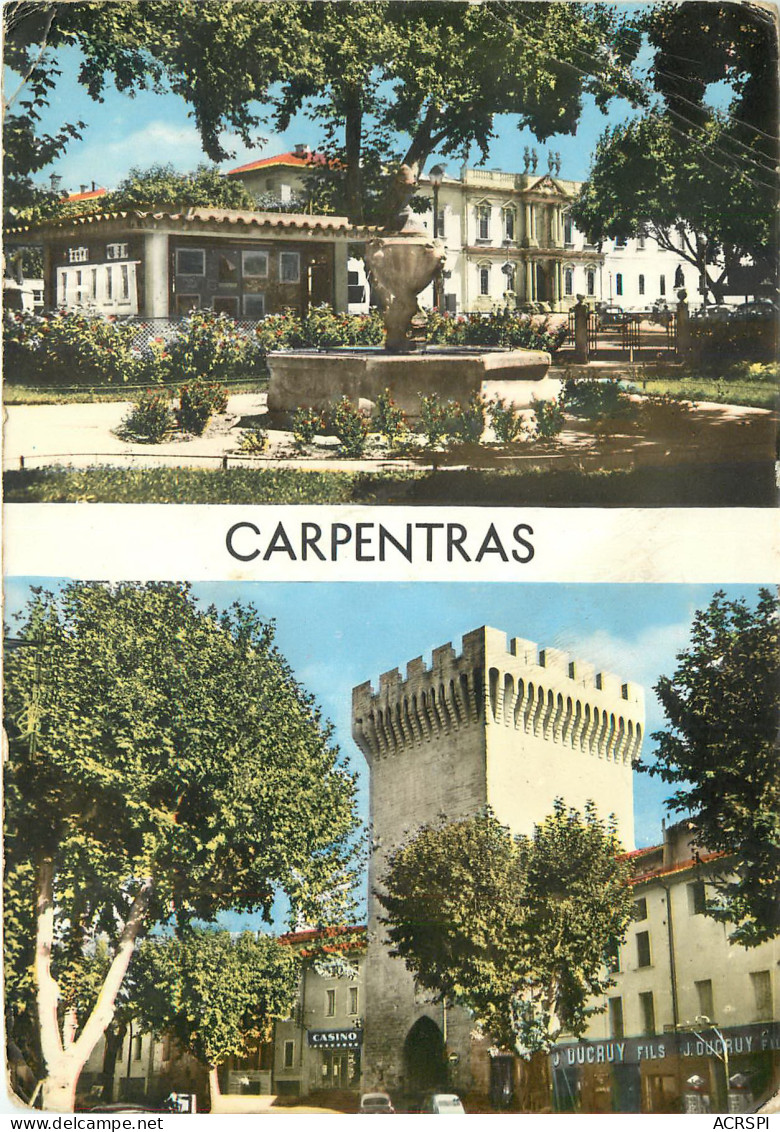 CARPENTRAS Le Square Et L Hotel-dieu , La Porte D' Orange 1 (scan Recto Verso)MF2704 - Carpentras