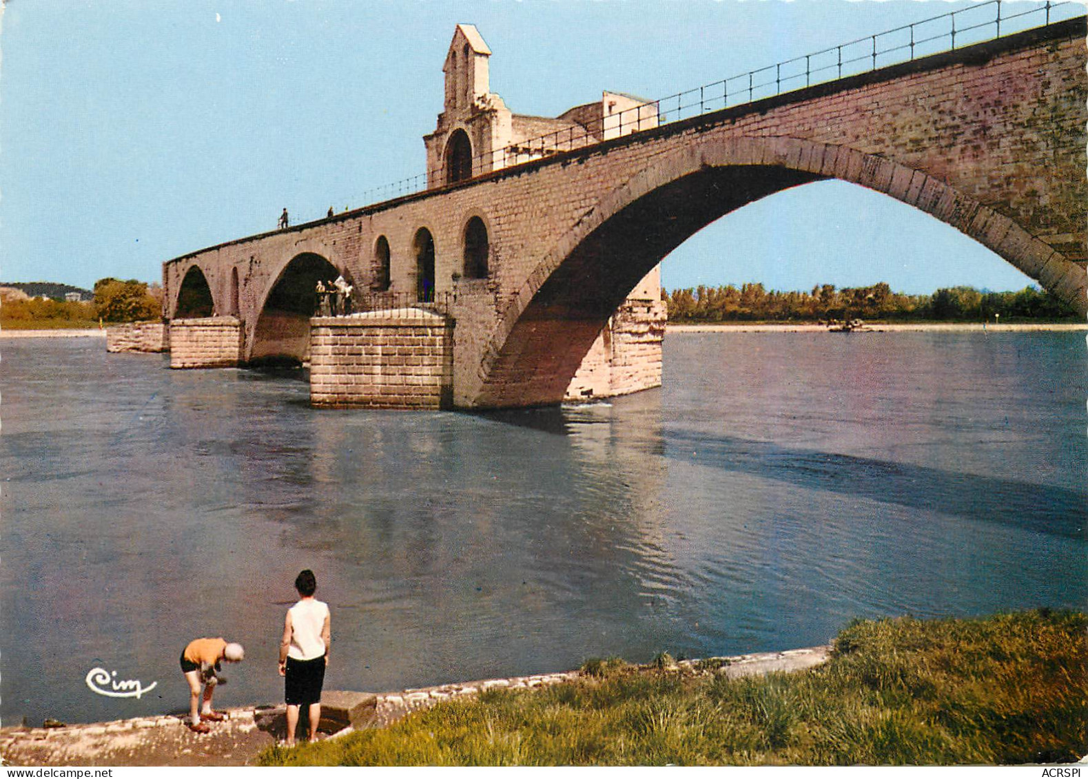 AVIGNON Le Pont St Bénézet Le Rhone 6 (scan Recto Verso)MF2704 - Avignon (Palais & Pont)