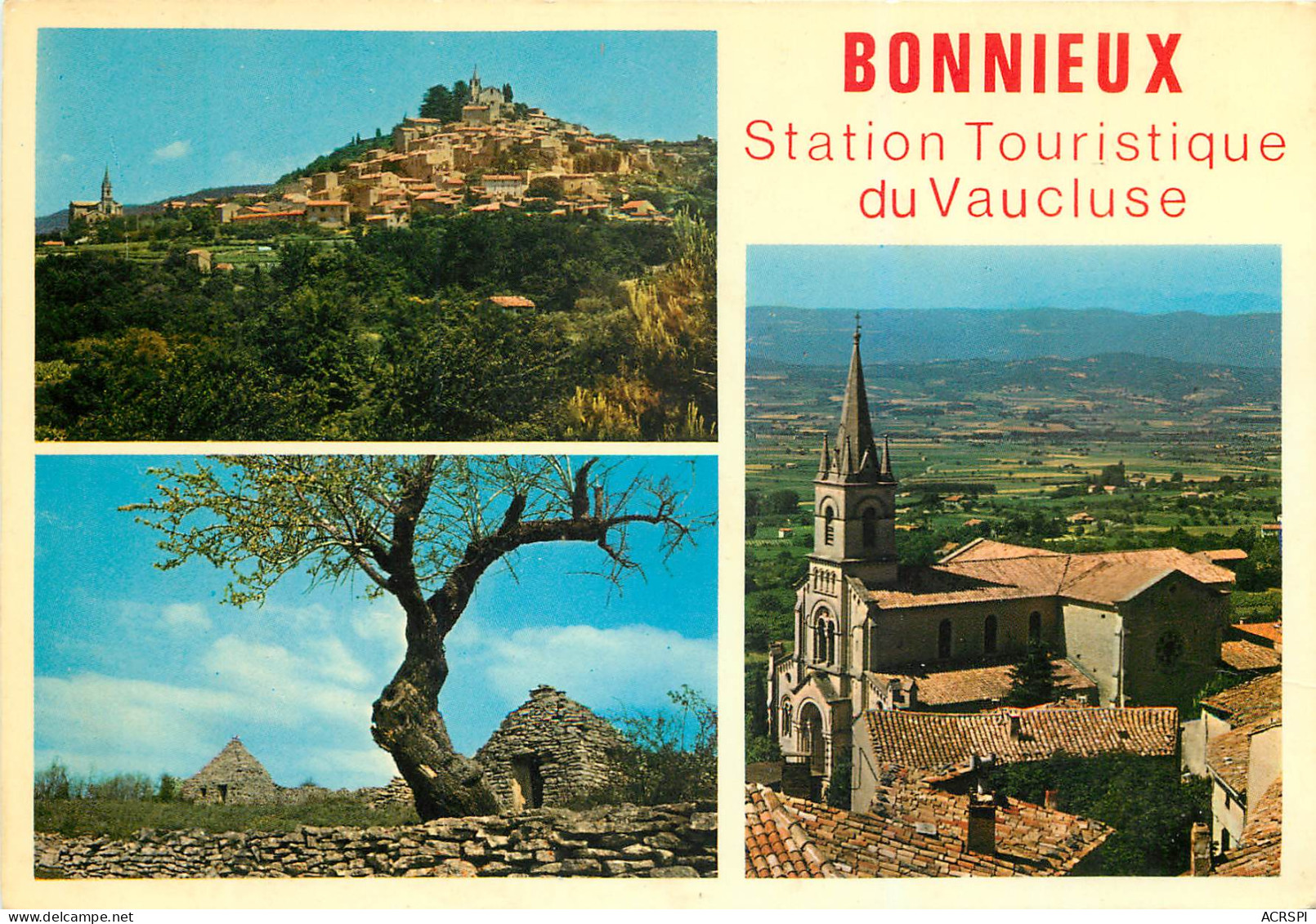 BONNIEUX Altitude 430 Metre 30(scan Recto Verso)MF2704 - Bonnieux
