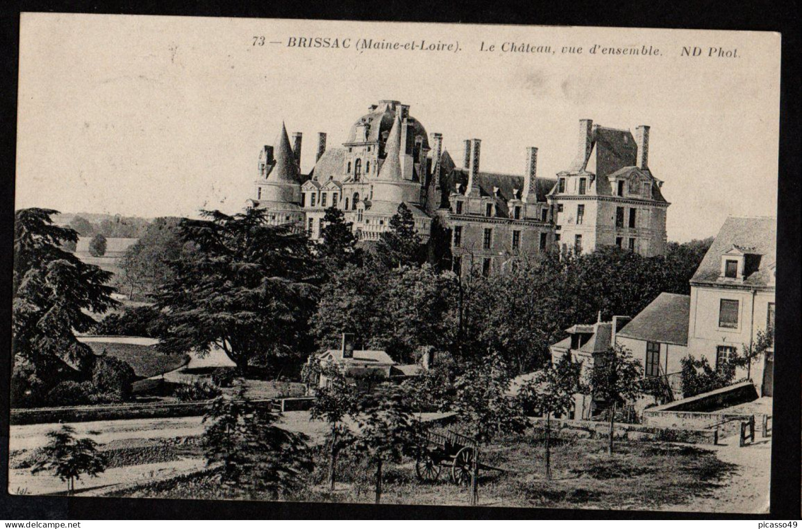 Maine Et Loire , Brissac , Le Château Vue D'ensemble - Sonstige & Ohne Zuordnung