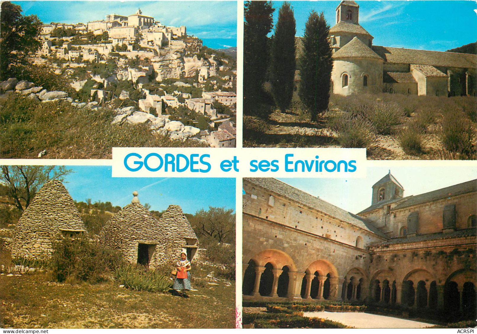 GORDES Et Ses Environs 13(scan Recto Verso)MF2707 - Gordes