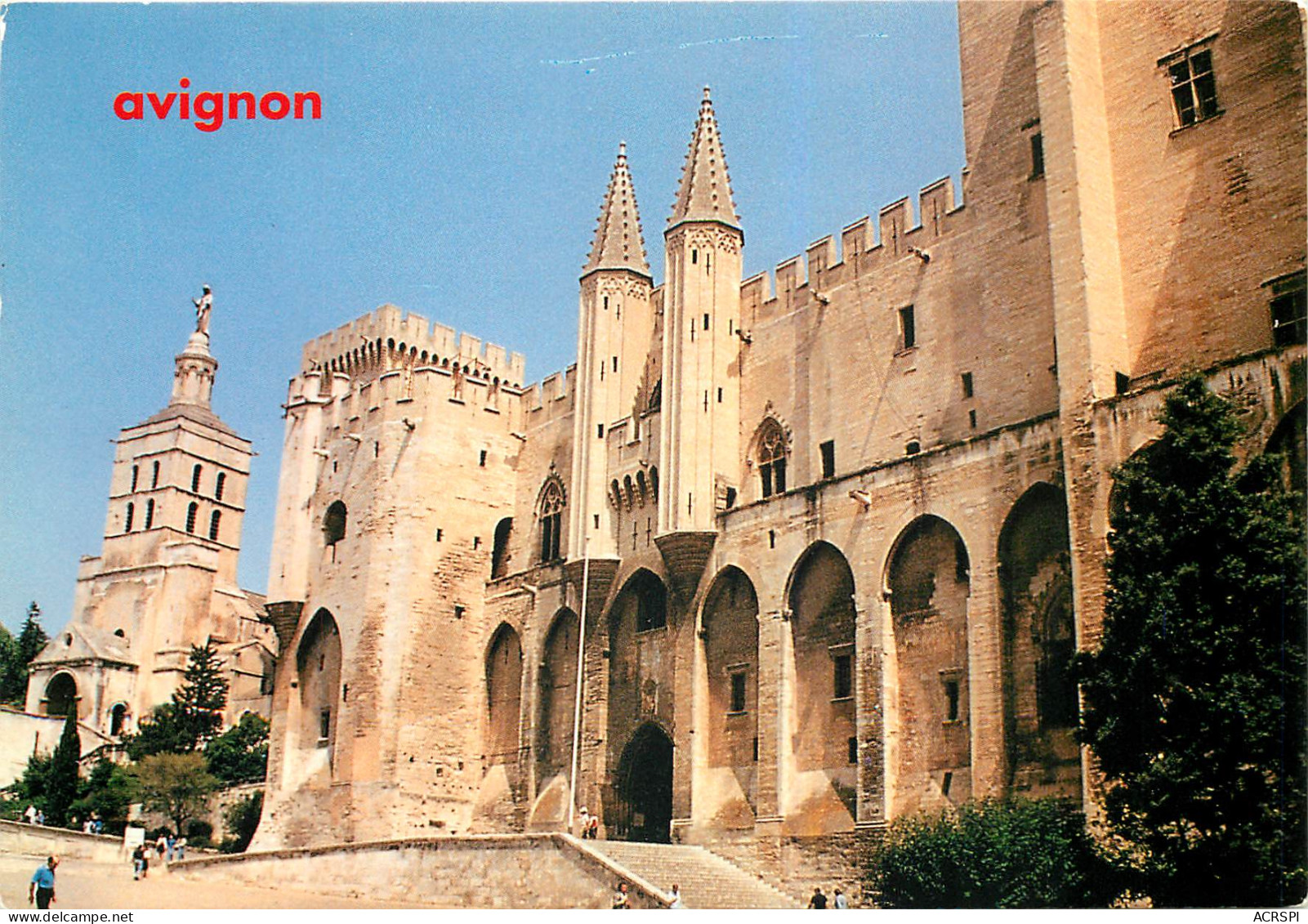 AVIGNON Palais Des Papes 3 (scan Recto Verso)MF2708 - Avignon (Palais & Pont)