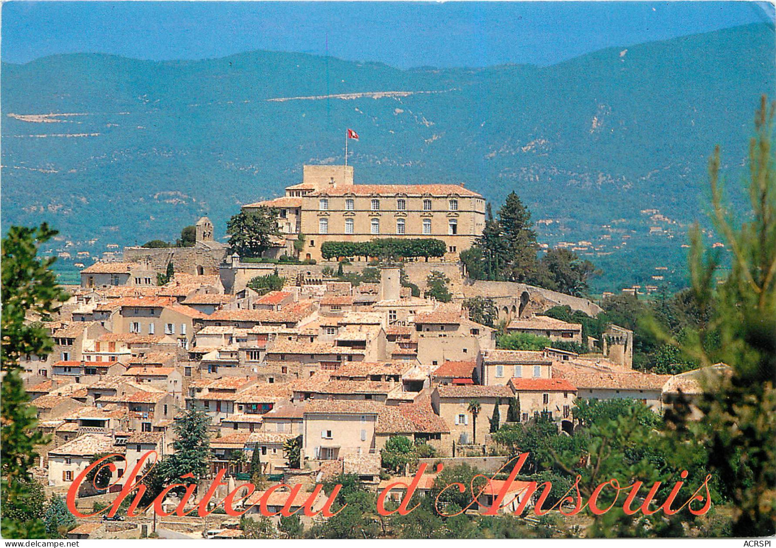 ANSOUIS Chateau DuXIIIè Siècle Provence 2 (scan Recto Verso)MF2708 - Ansouis