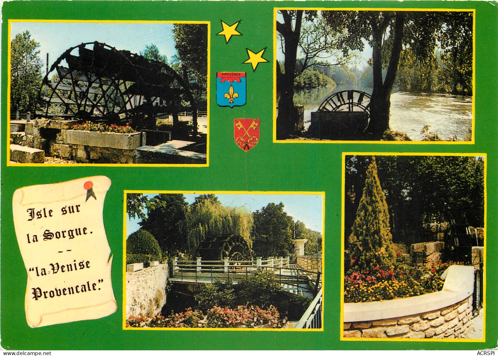 L' ISLE SUR SORGUE "la Venise Provencale"8(scan Recto Verso)MF2708 - L'Isle Sur Sorgue