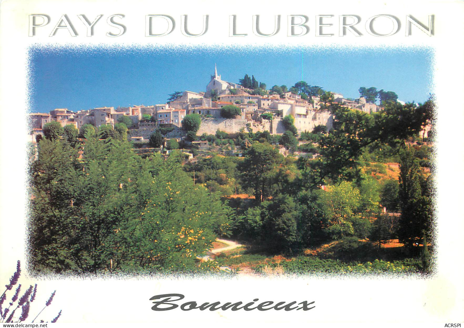 BONNIEUX Pittoresque Village Provençal Des Environs De APT 19(scan Recto Verso)MF2708 - Bonnieux