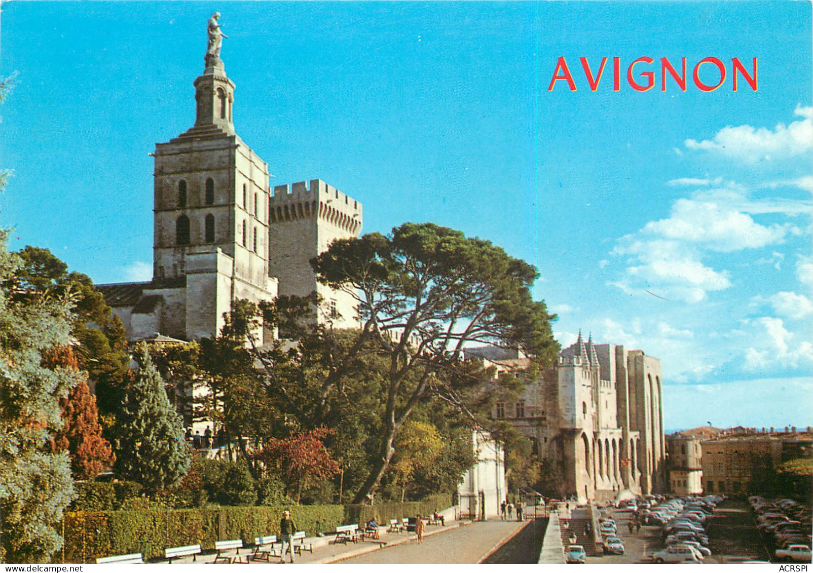 AVIGNON Le Palais Des Papes Et Notre Dames Des DOMS 26 (scan Recto Verso)MF2709 - Avignon (Palais & Pont)