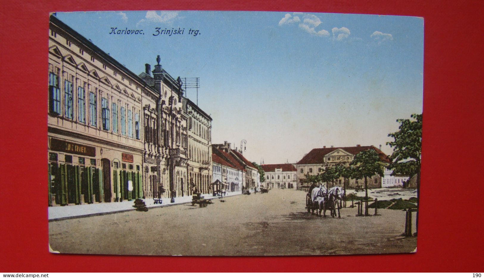 Karlovac - Zrinski Trg. David Kramer. - Kroatien