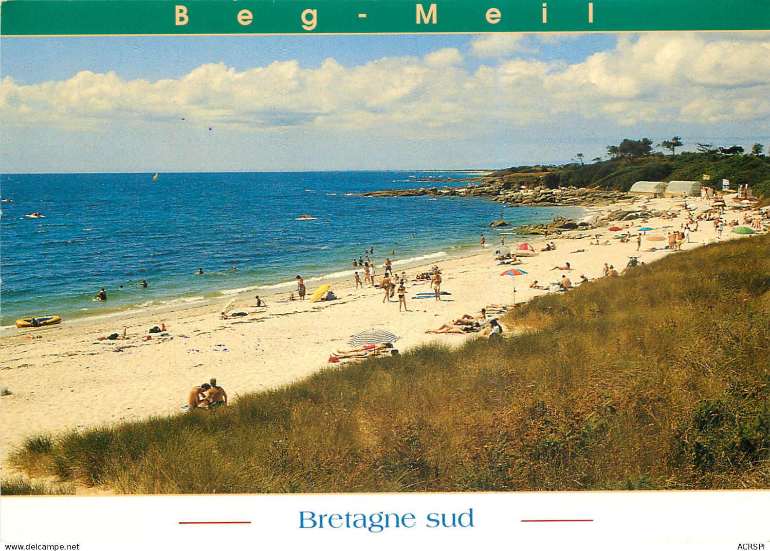 BEG MEIL La Plage Des Dunes 10(SCAN RECTO VERSO )MF2714 - Beg Meil