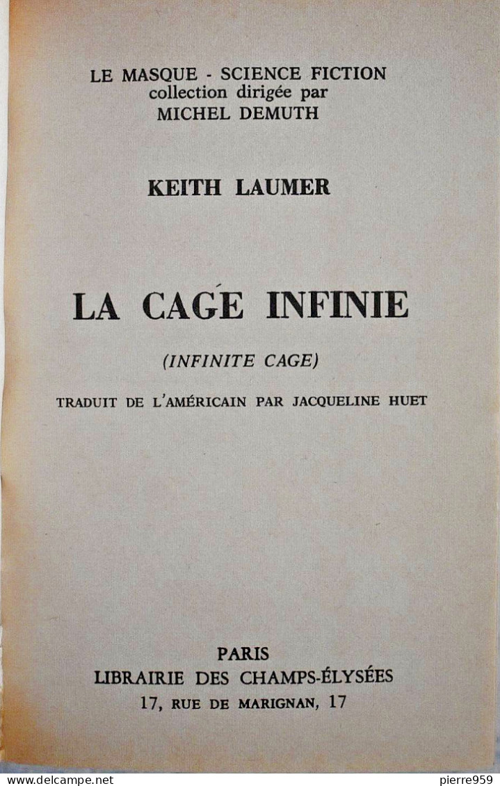 La Cage Infinie - Keith Laumer - Le Masque SF