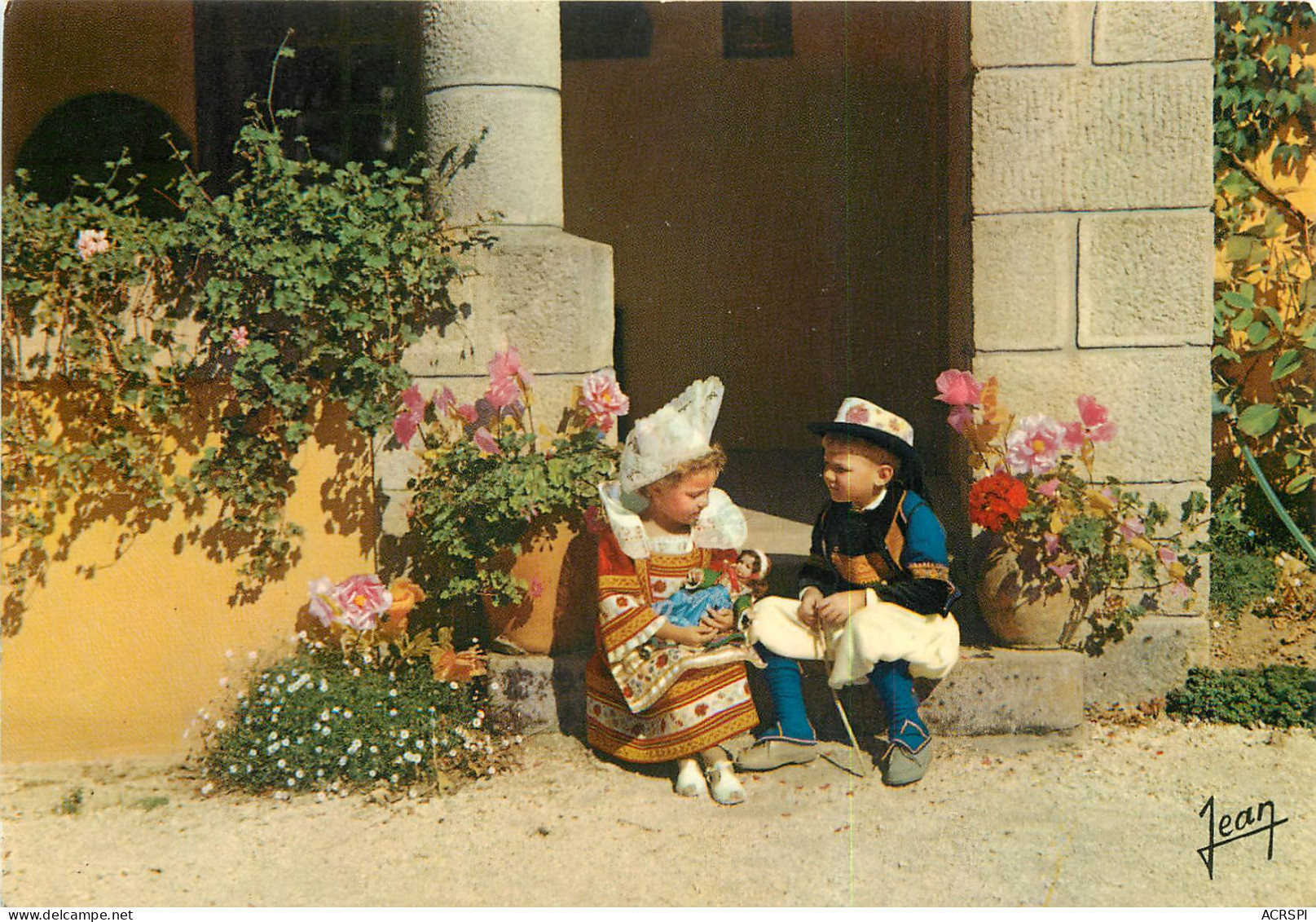 Petits Enfants En Costumes De FOUESNANT 19(scan Recto Verso)MF2718 - Fouesnant