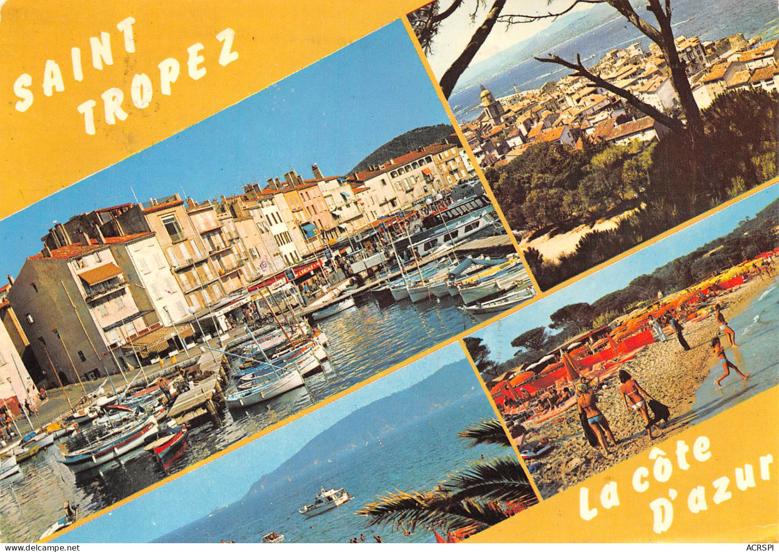 SAINT TROPEZ  Le Port  Multivue  2 (scan Recto Verso)MF2718BIS - Saint-Tropez