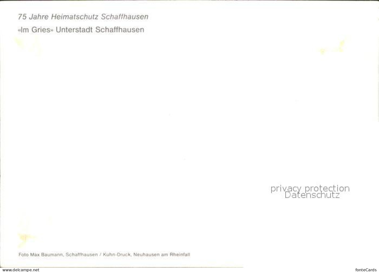 11856623 Schaffhausen SH Im Gries Unterstadt Schaffhausen - Sonstige & Ohne Zuordnung