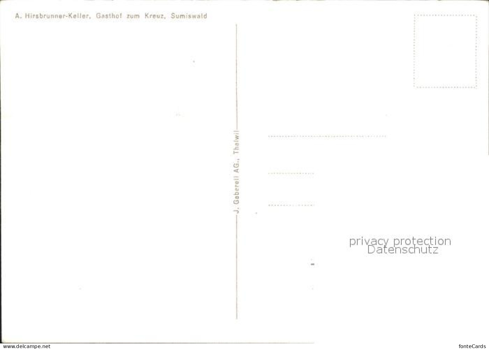 11856571 Sumiswald Gasthof Zum Kreuz Sumiswald - Autres & Non Classés