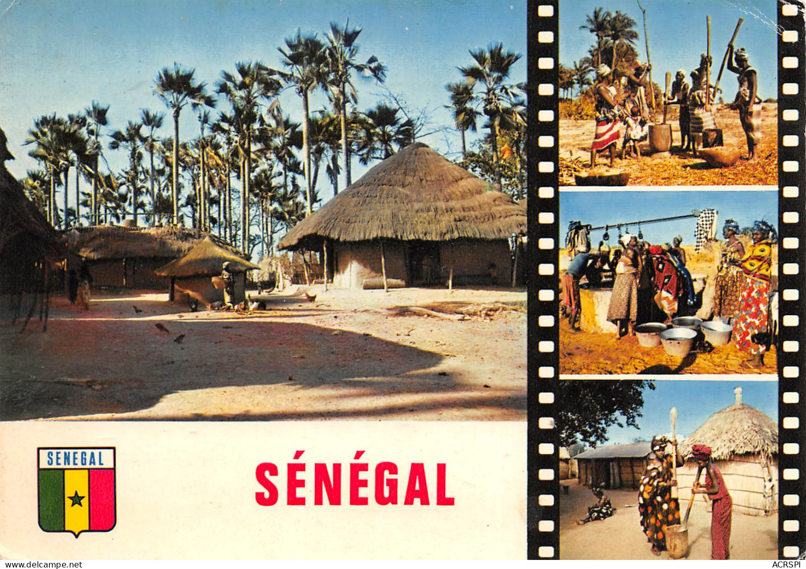 SENEGAL DAKAR Vie Au Village  33 (scan Recto Verso)MF2722BIS - Senegal