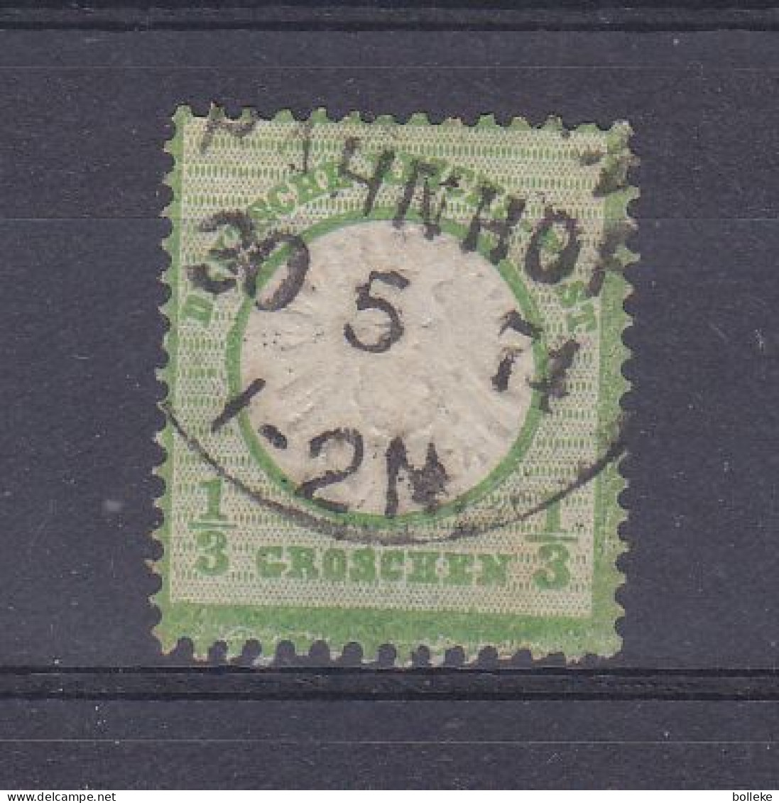 Deutsche Reichpost - Empire - Yvert 14 Oblitéré - Cachet Bahnhof - Valeur 20 € ++ - Used Stamps