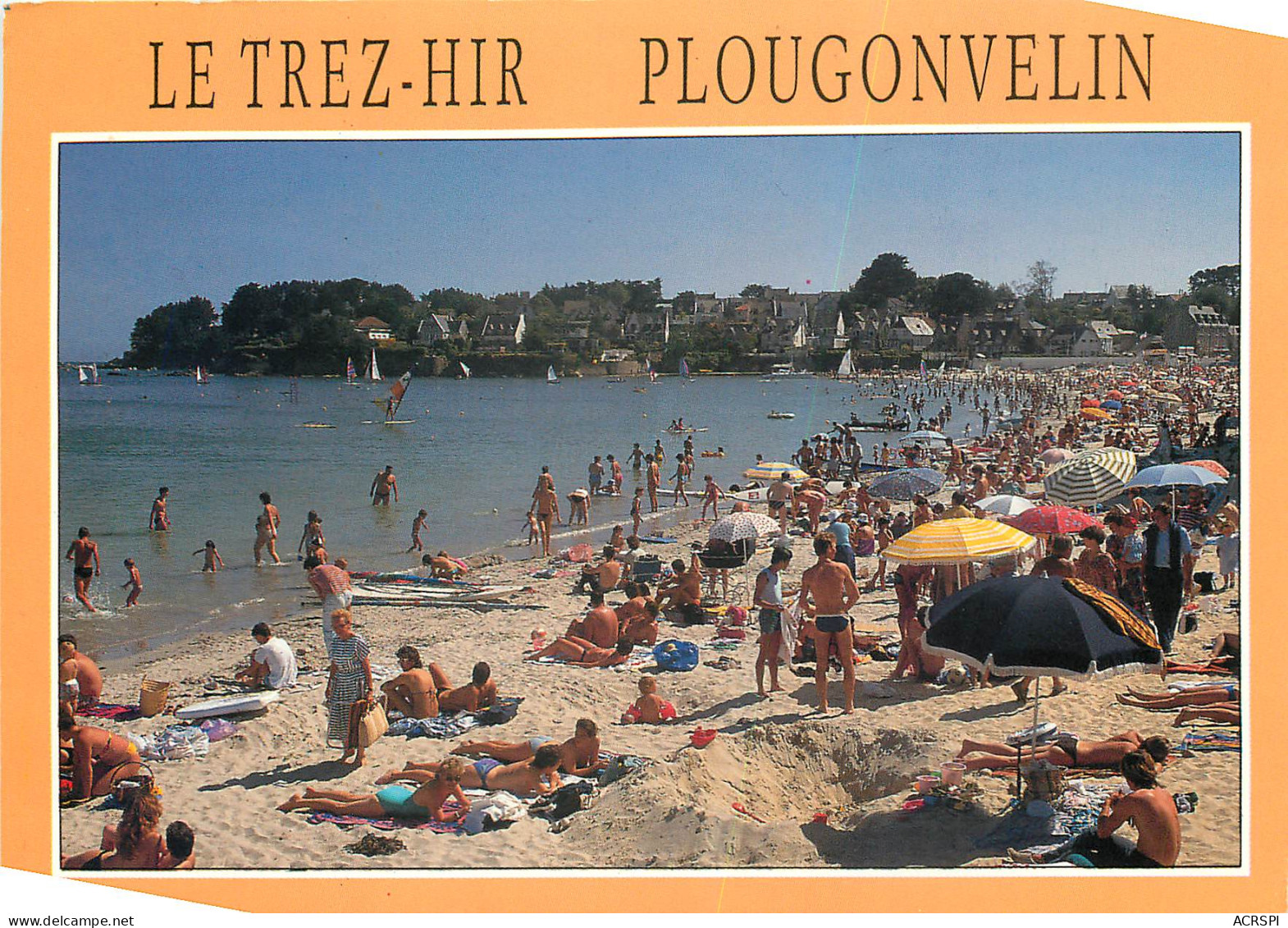 PLOUGONVELIN La Plage Du Trez Hir 28(scan Recto Verso)MF2724 - Plougonvelin