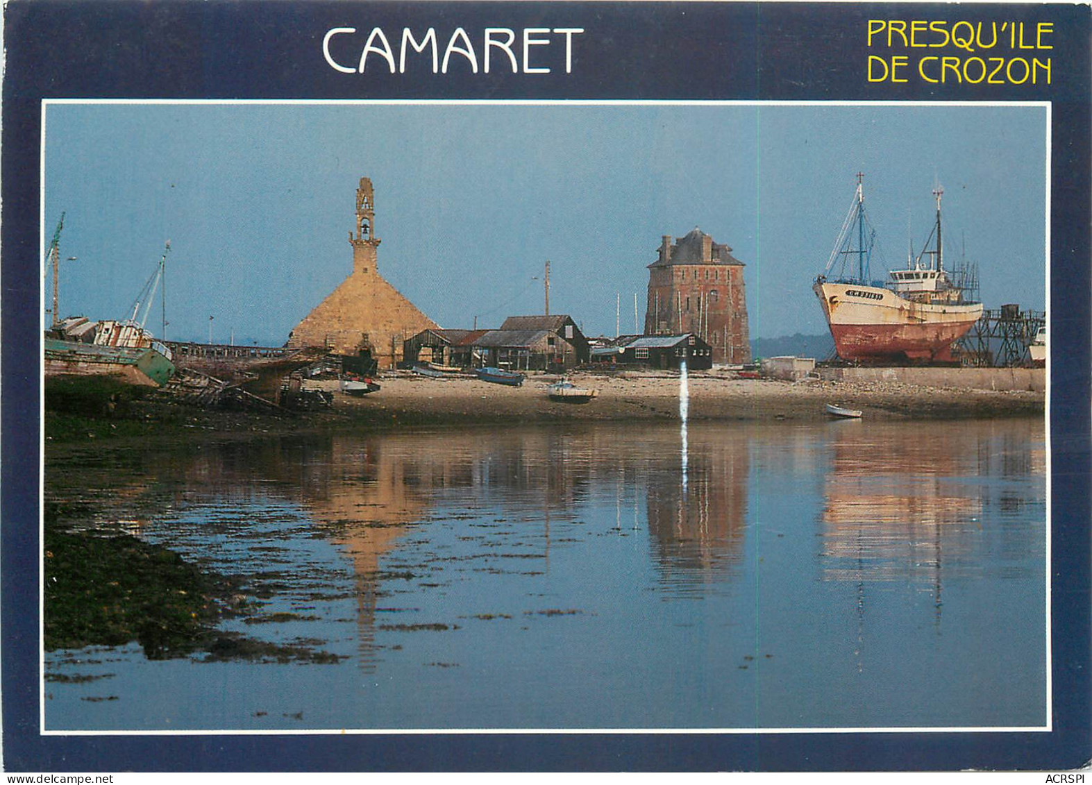 CAMARET SUR MER La Chapelle De Rocamadour Et Le Chateau Vauban 17(scan Recto Verso)MF2724 - Camaret-sur-Mer