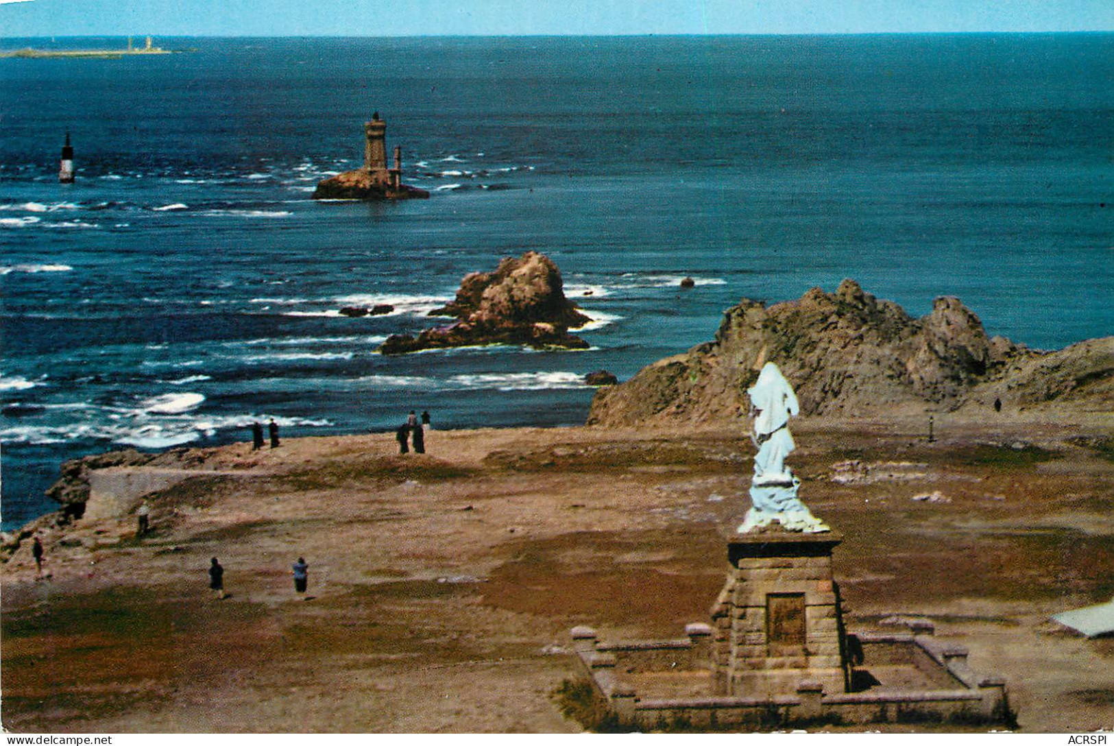 LA POINTE DU RAZ Notre Dame Des NaufragÃ©s Vue Sur L Extreme Pointe Et L Ile De Sein 8(scan Recto Verso)MF2724 - La Pointe Du Raz