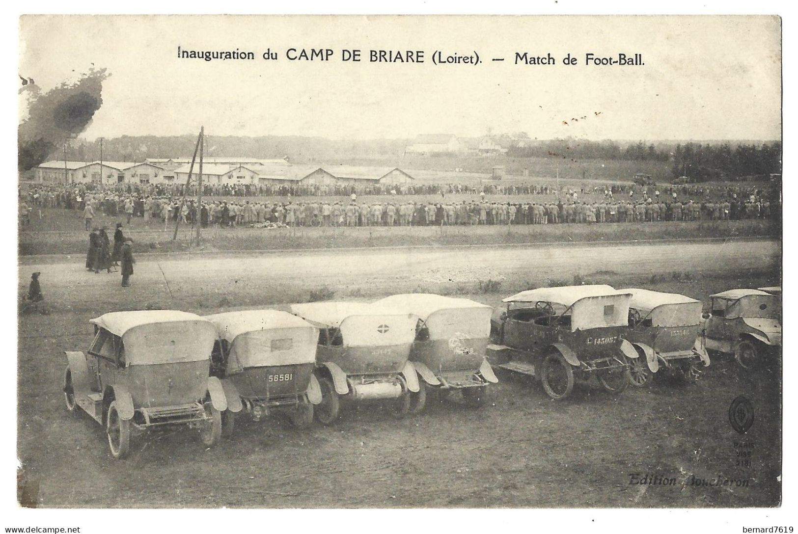 45  Briare -   Inauguration Du Camp De Briare -  Match Defoot Ball - Briare