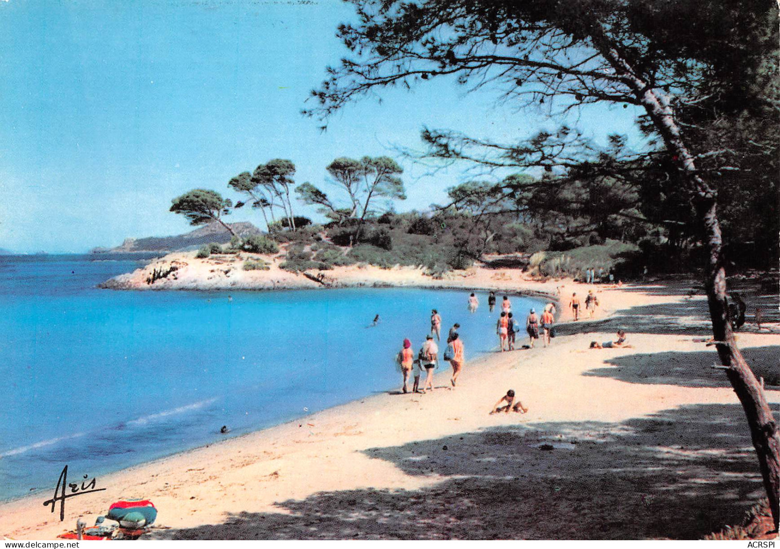 Ile De Porquerolles La Plage D' ARGENT  3 (scan Recto Verso)MF2724BIS - Porquerolles