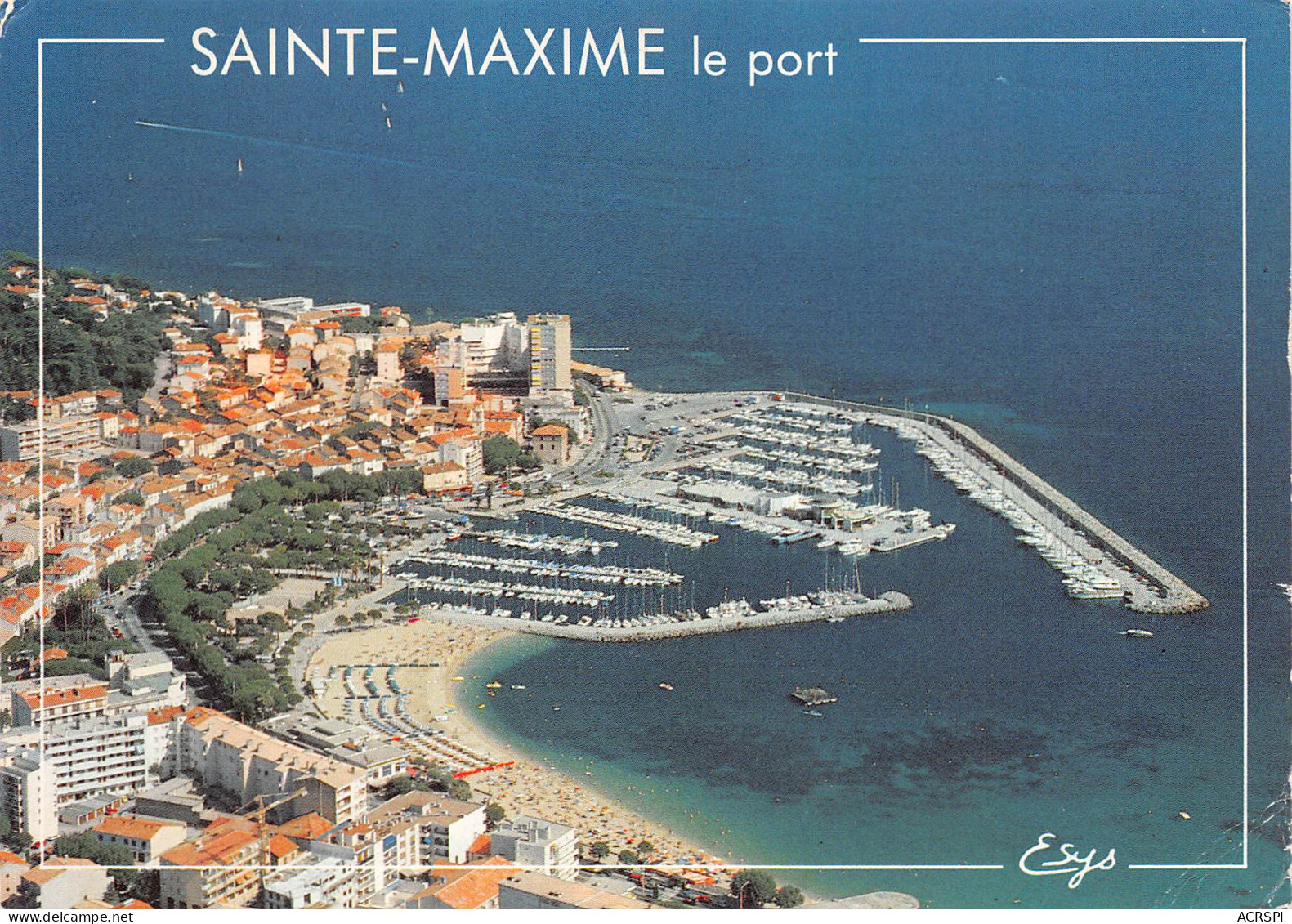 SAINTE MAXIME SUR MER Vue Sur La Ville Et Le Port  9 (scan Recto Verso)MF2724BIS - Sainte-Maxime