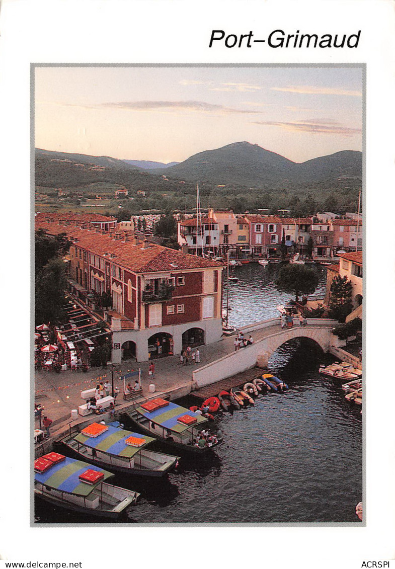 PORT GRIMAUD Cité Lacustre Vue Aerienne  19 (scan Recto Verso)MF2724BIS - Port Grimaud