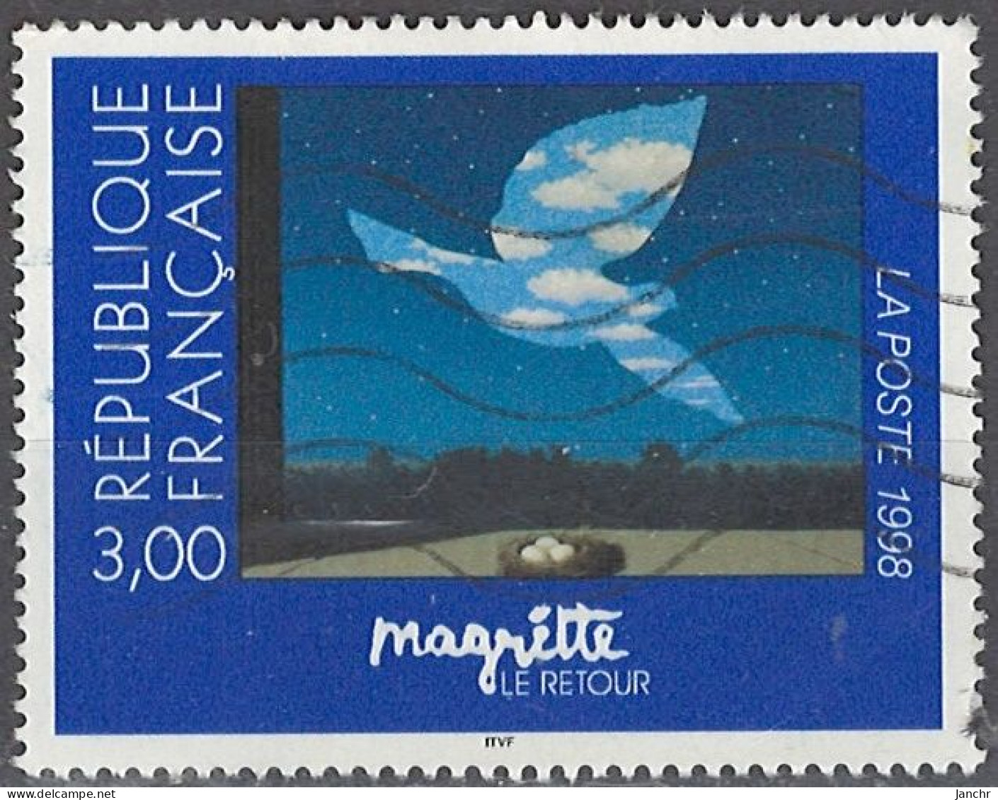 France Frankreich 1998. Mi.Nr. 3284, Used O - Gebraucht