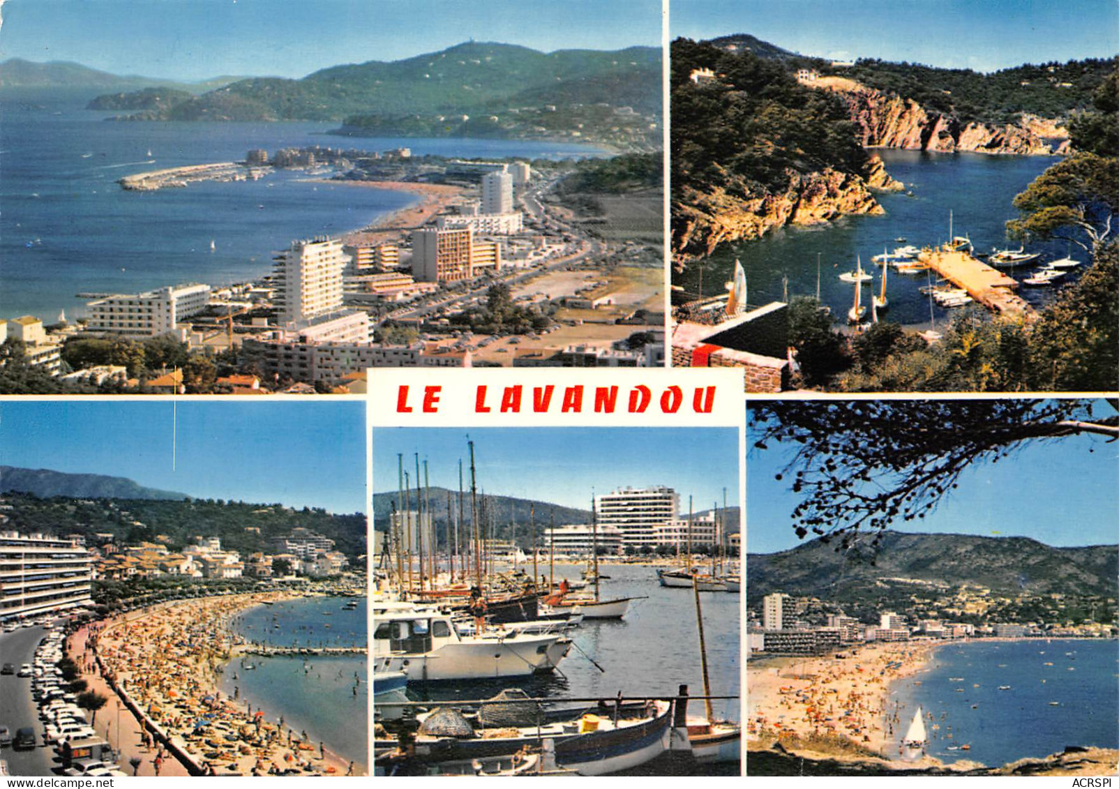 LE LAVANDOU Cap Bénat Plage Port Vu Du Gouron  35 (scan Recto Verso)MF2724BIS - Le Lavandou