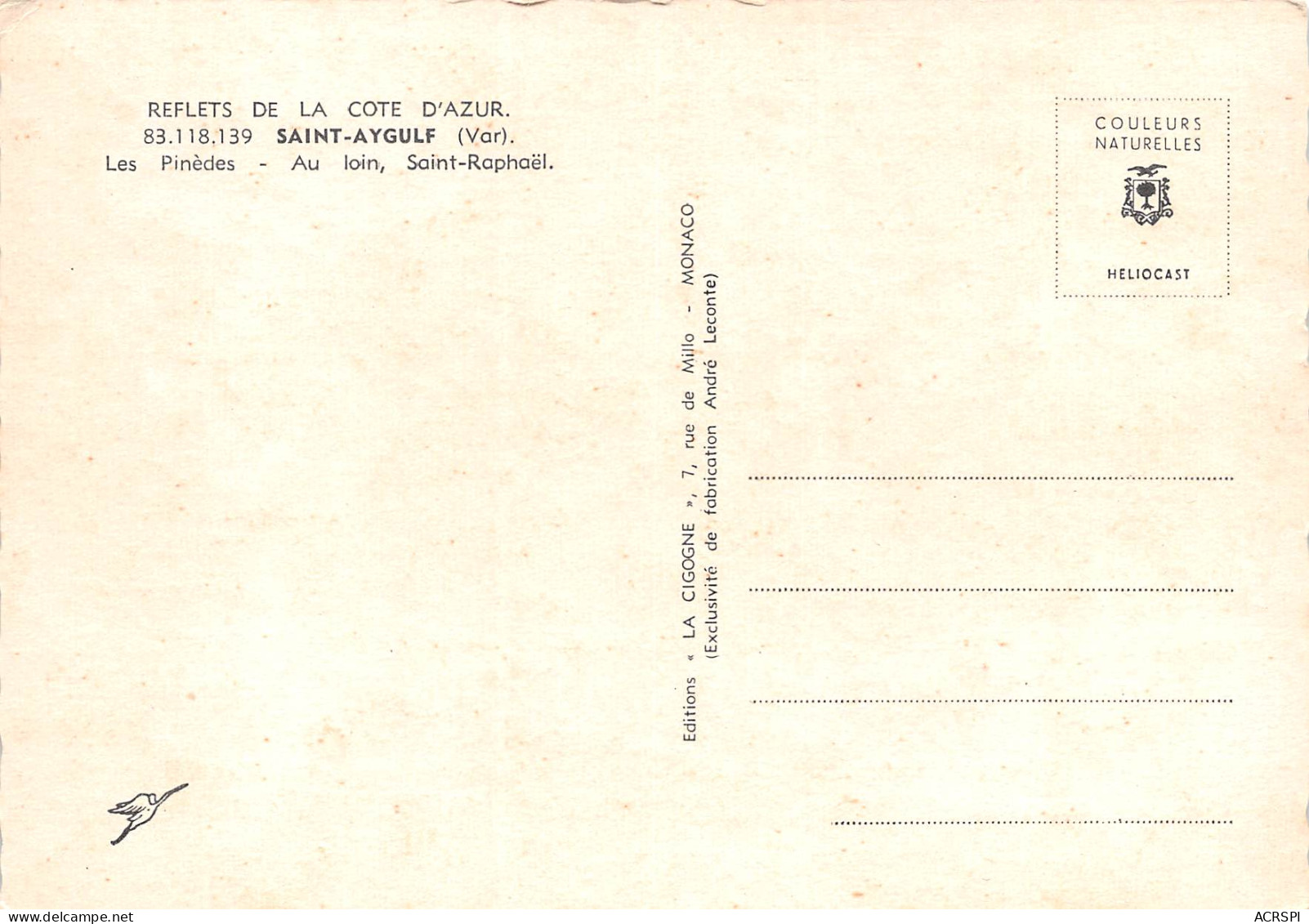 SAINT AYGULF  Les Pinèdes  40 (scan Recto Verso)MF2724BIS - Saint-Aygulf