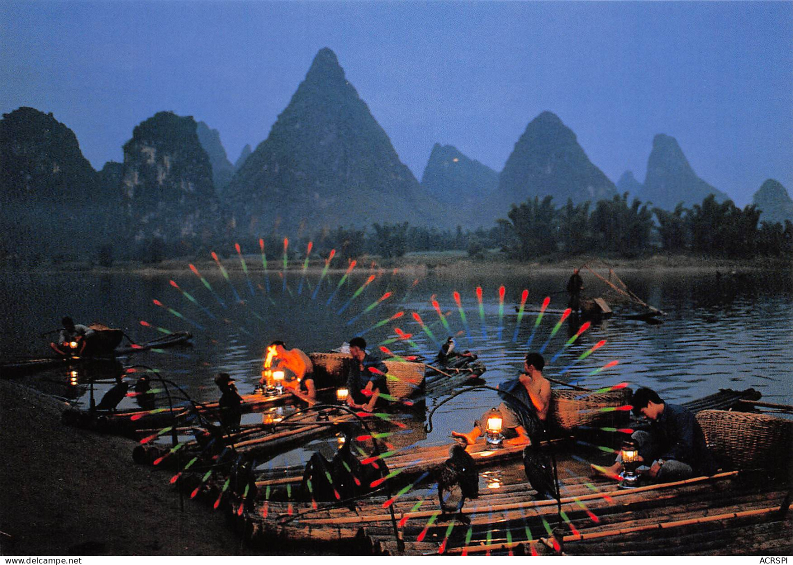 CHINE China 中国  Fishing At Yangshuo 阳朔  29 (scan Recto Verso)MF2724TER - Cina