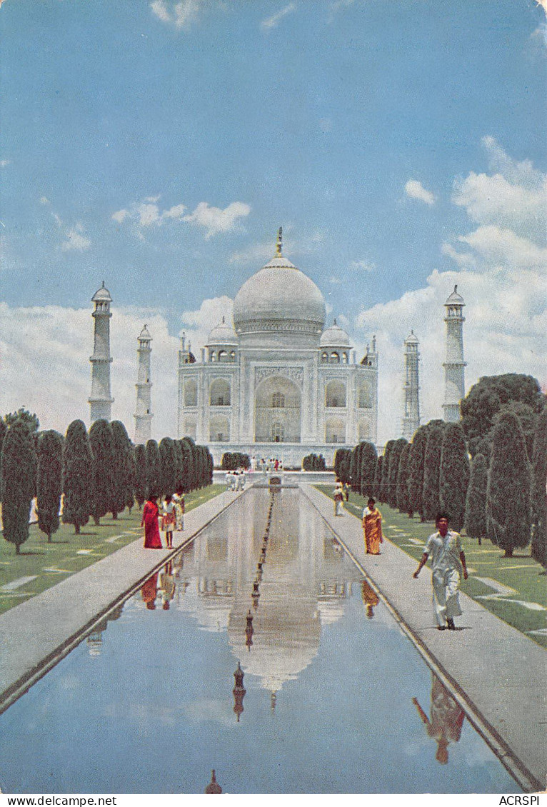 INDE INDIA  TAJ MAHAL AGRA  ताज महल आगराtaaj Mahal Aagara  10 (scan Recto Verso)MF2724UND - Indien