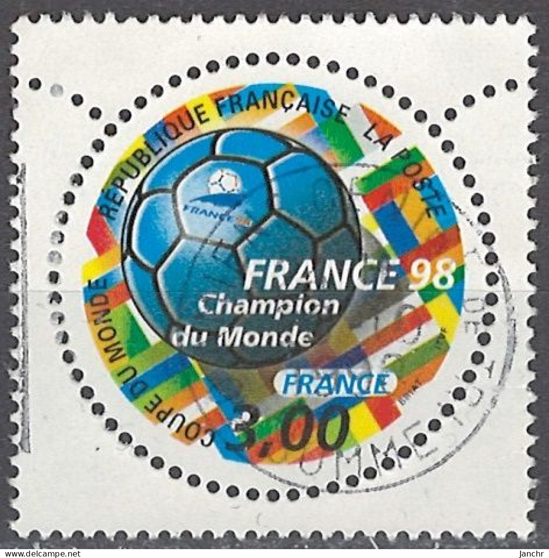 France Frankreich 1998. Mi.Nr. 3309, Used O - Oblitérés